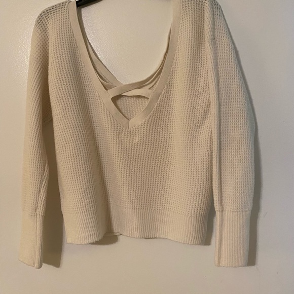 ANTHROPOLOGIE MAEVE CROSS BACK SWEATER - Picture 8 of 11